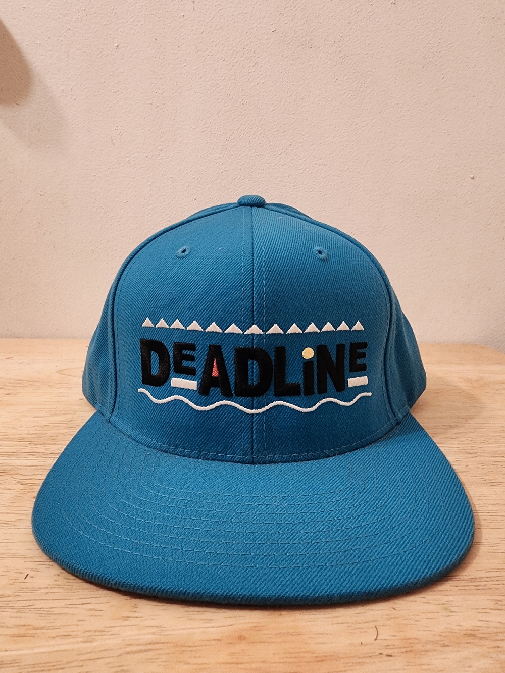 Deadline Starter Teal Snapback Hat - Vintage - Rare
